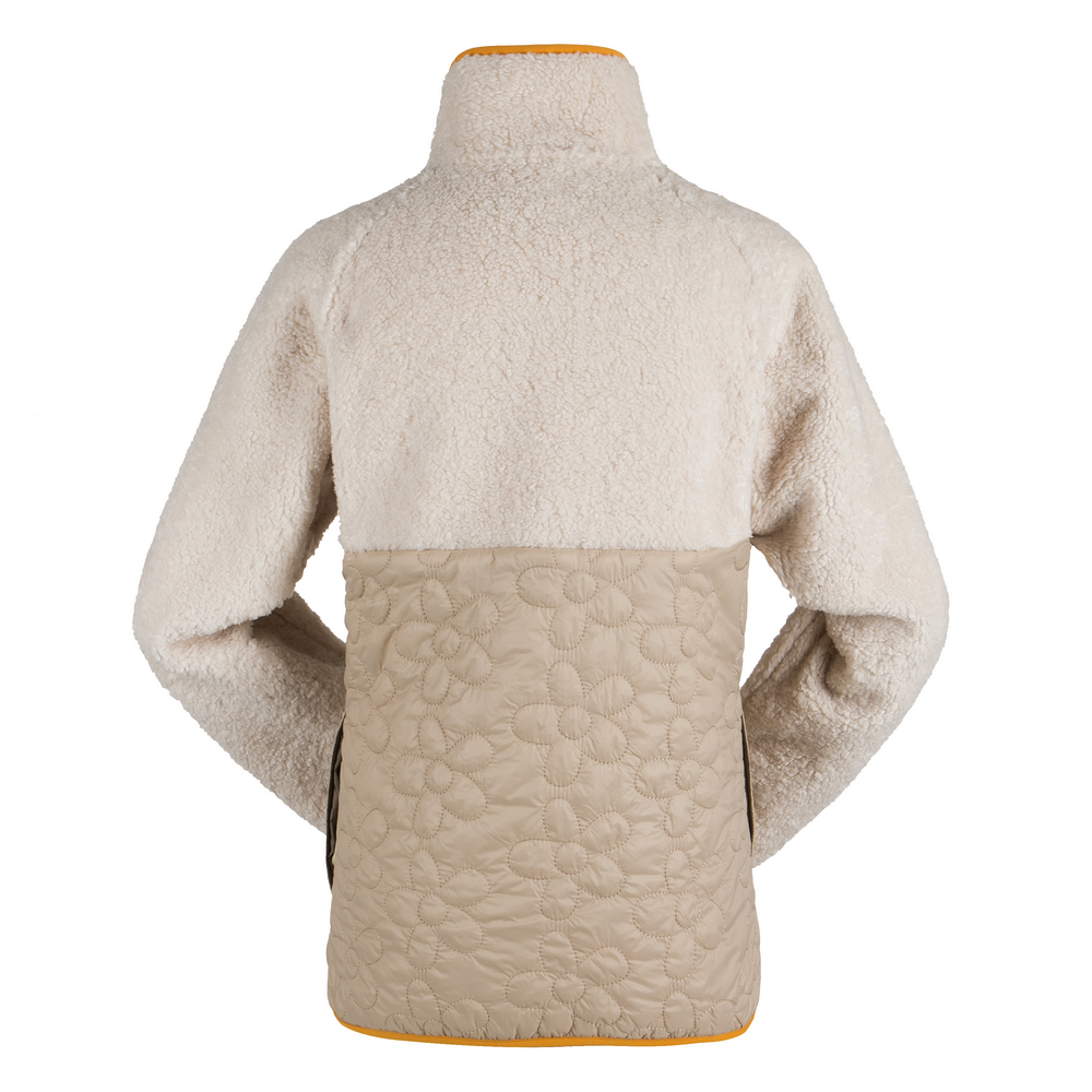 Women's Fleece contrast quilt padding Jacket 