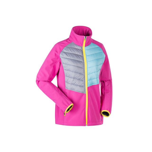 Women's 3-layer Softshell Contrast with Quilt Padding Jacket