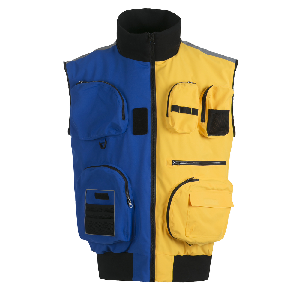 Men's Insulated Jacket with Detachable Sleeve and Hood