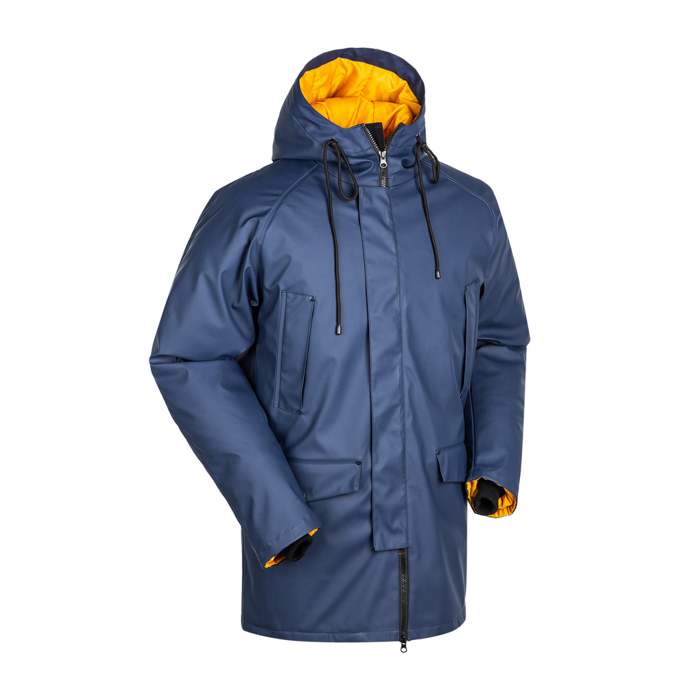Men's PU Padded Parka