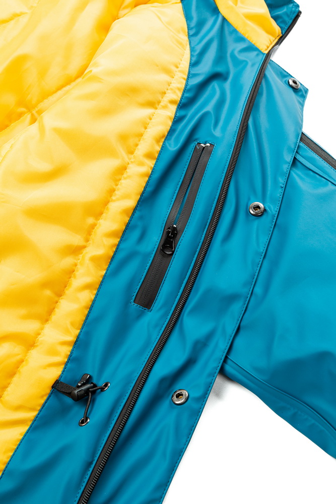 Men's PU Padded Parka
