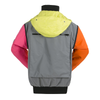 Men's Insulated Jacket with Detachable Sleeve and Hood