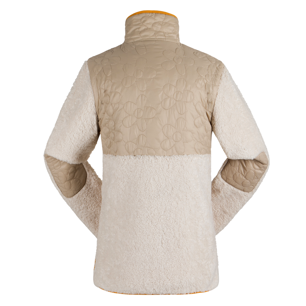 Women's Fleece contrast quilt padding Hoodie