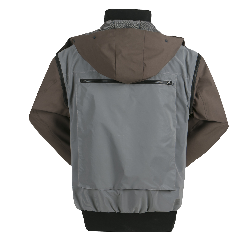 Men's Insulated Jacket with Detachable Sleeve
