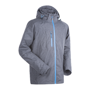 Men's Reflective Printing Windbreaker Jacket 