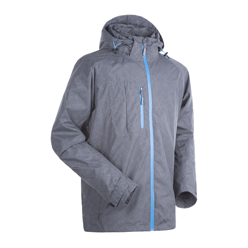 Men's Reflective Printing Windbreaker Jacket 