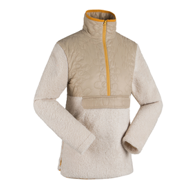 Women's Fleece contrast quilt padding Hoodie