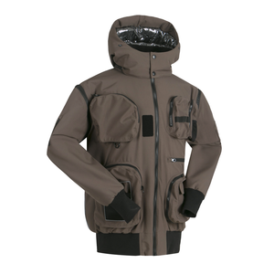 Men's Insulated Jacket with Detachable Sleeve