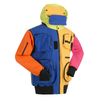 Men's Insulated Jacket with Detachable Sleeve and Hood