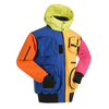 Men's Insulated Jacket with Detachable Sleeve and Hood
