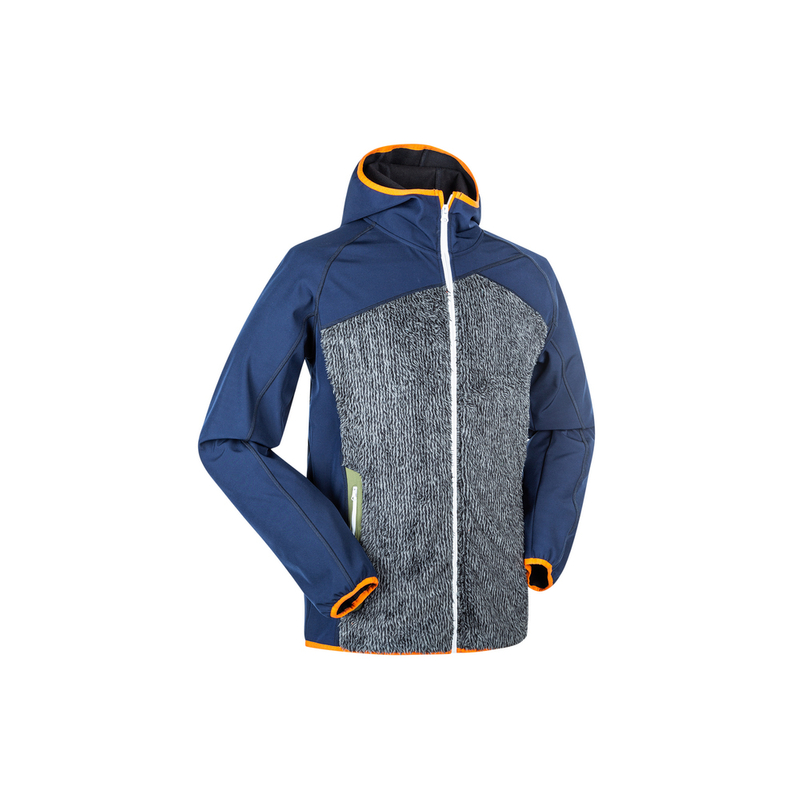 Men's 3-layer short plush Softshell Jacket 