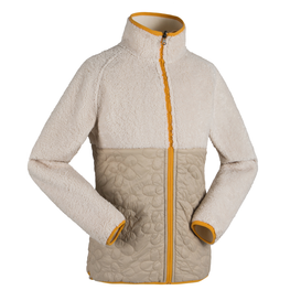 Women's Fleece contrast quilt padding Jacket 