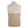Women's Fleece contrast with quilt padding Vest